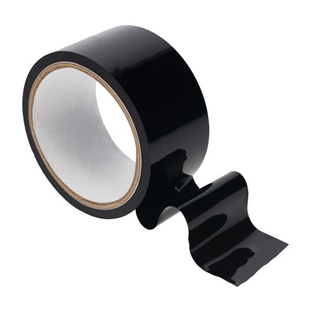Bondage páska Ouch! PVC Non-Stick Tape čierna